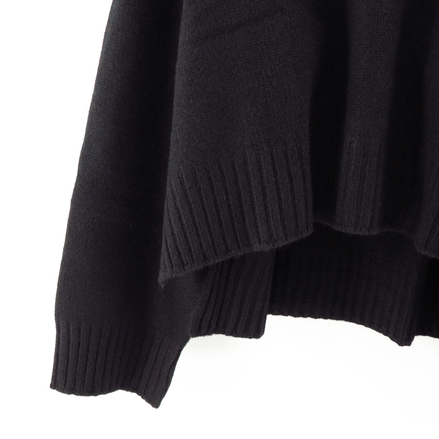 【SEEALL/シーオール】<br>OVERSIZED HIGHNECK SWEATER <br>SAU31KJ683