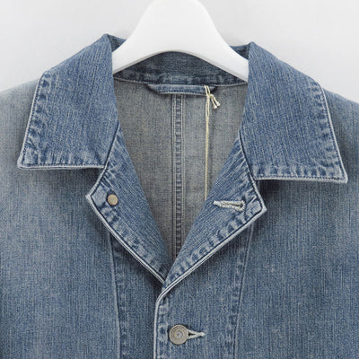 【ULTERIOR/アルテリア】<br>FADED LIGHT DENIM COVERALL <br>USH65-KC200-B