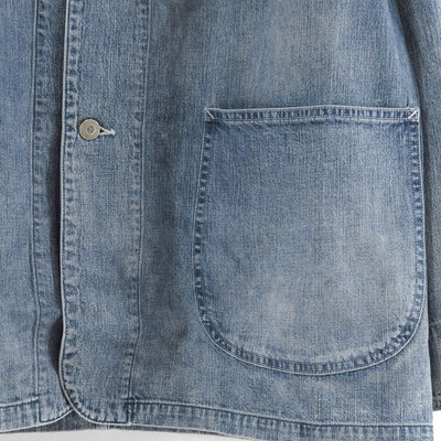 【ULTERIOR/アルテリア】<br>FADED LIGHT DENIM COVERALL <br>USH65-KC200-B