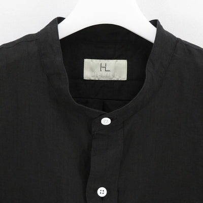 【HERILL/ヘリル】<br>Linen ramie band collar <br>24-050-HL-8060-1