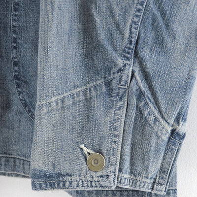 【ULTERIOR/アルテリア】<br>FADED LIGHT DENIM COVERALL <br>USH65-KC200-B
