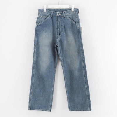 【ULTERIOR/アルテリア】<br>VINTAGE FADED LIGHT DENIM PAINTER PANTS <br>UPJ06-KC225