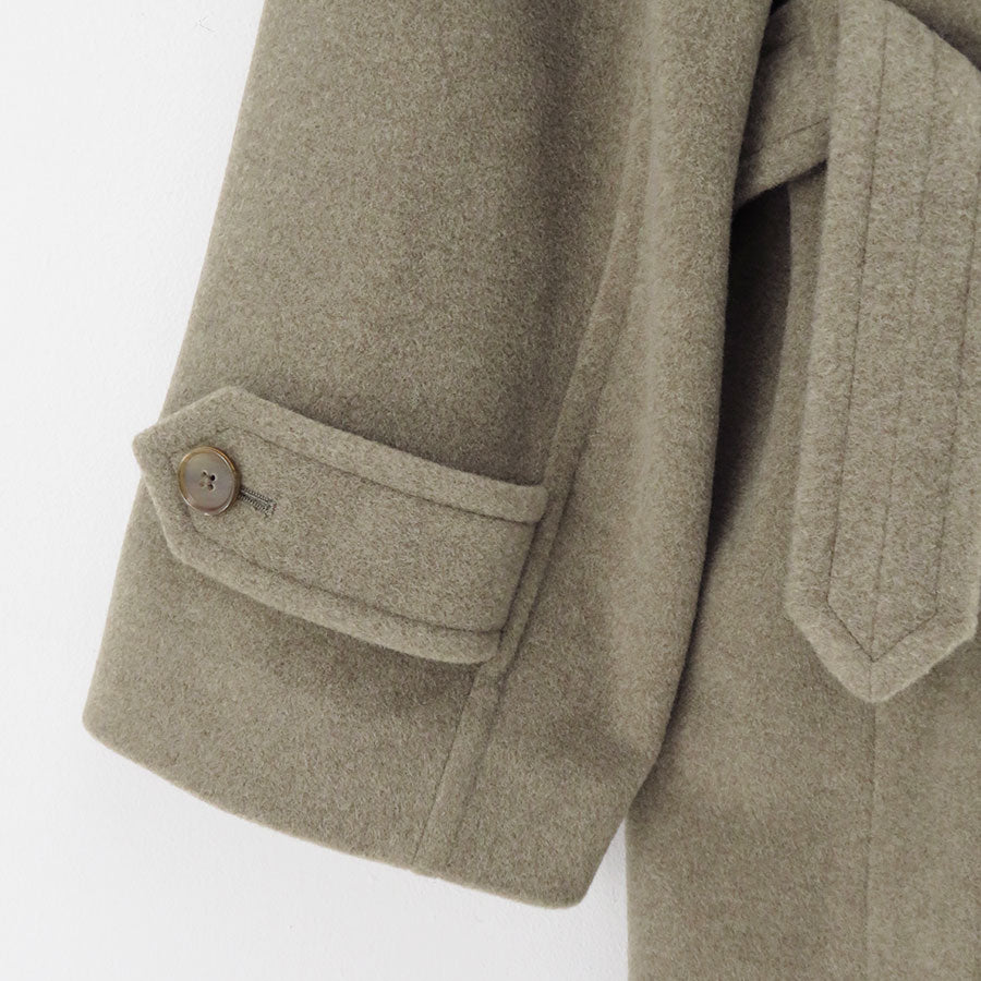 【AURALEE/オーラリー】<br>SUPER FINE WOOL MOSSER SOUTIEN COLLAR COAT <br>A24AC01WM