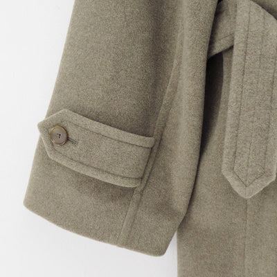 【AURALEE/オーラリー】<br>SUPER FINE WOOL MOSSER SOUTIEN COLLAR COAT <br>A24AC01WM