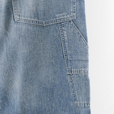 【ULTERIOR/アルテリア】<br>VINTAGE FADED LIGHT DENIM PAINTER PANTS <br>UPJ06-KC225