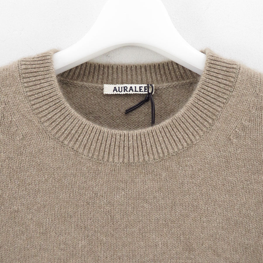 【AURALEE/オーラリー】<br>BABY CASHMERE KNIT P/O <br>A24AP02BC