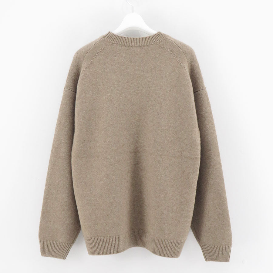 【AURALEE/オーラリー】<br>BABY CASHMERE KNIT P/O <br>A24AP02BC