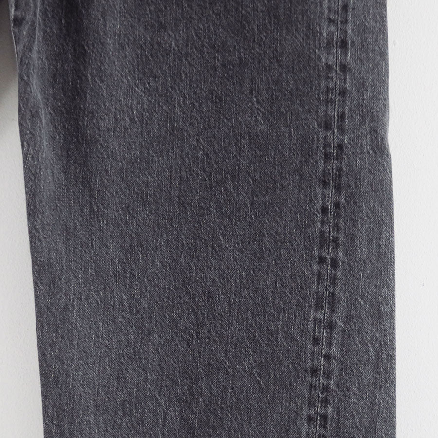 【ULTERIOR/アルテリア】<br>WASHED SELVEDGE BLACK DENIM 5P PANTS <br>UPJ05-KC223-S