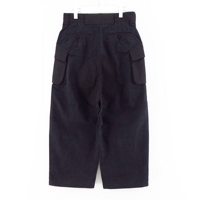 【JUNYA WATANABE MAN】<br>エステルオックス×綿硫化オックスボールバイオ洗いパンツ <br>WL-P037-051