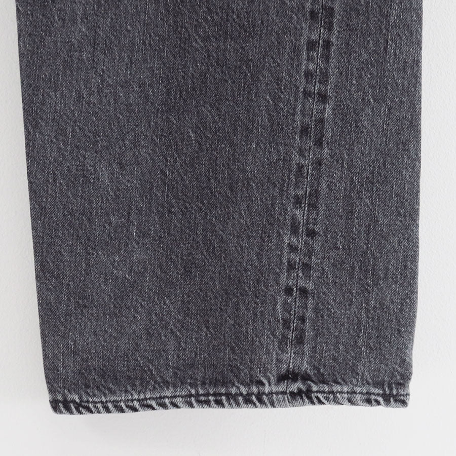 【ULTERIOR/アルテリア】<br>WASHED SELVEDGE BLACK DENIM 5P PANTS <br>UPJ05-KC223-S