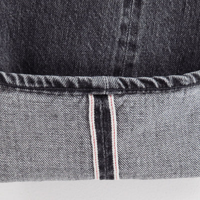 【ULTERIOR/アルテリア】<br>WASHED SELVEDGE BLACK DENIM 5P PANTS <br>UPJ05-KC223-S