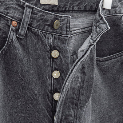 【ULTERIOR/アルテリア】<br>WASHED SELVEDGE BLACK DENIM 5P PANTS <br>UPJ05-KC223-S