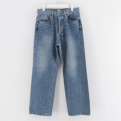 【ULTERIOR/アルテリア】<br>VINTAGE WASHED SELVEDGE DENIM 5P PANTS <br>UPJ05-KC224-B
