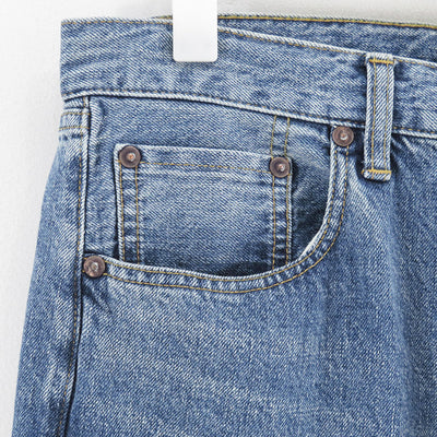 【ULTERIOR/アルテリア】<br>VINTAGE WASHED SELVEDGE DENIM 5P PANTS <br>UPJ05-KC224-B