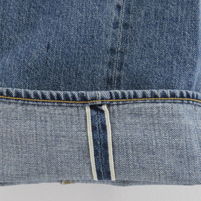 【ULTERIOR/アルテリア】<br>VINTAGE WASHED SELVEDGE DENIM 5P PANTS <br>UPJ05-KC224-B