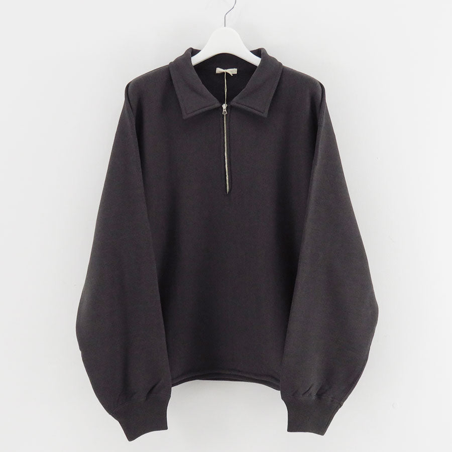 【ULTERIOR/アルテリア】<br>FADED SILKY TERRY RW HALF ZIP P/O <br>UCS95-KC125