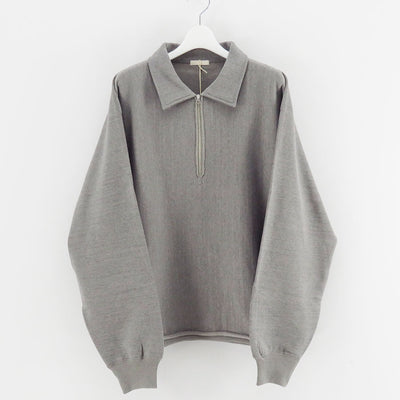 【ULTERIOR/アルテリア】<br>FADED SILKY TERRY RW HALF ZIP P/O <br>UCS95-KC125