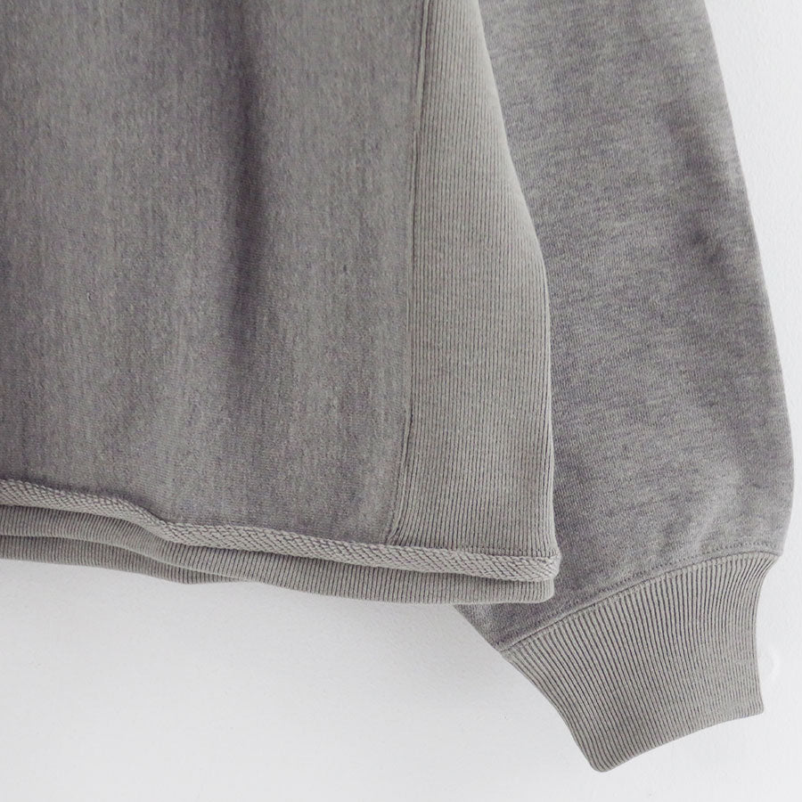 【ULTERIOR/アルテリア】<br>FADED SILKY TERRY RW HALF ZIP P/O <br>UCS95-KC125