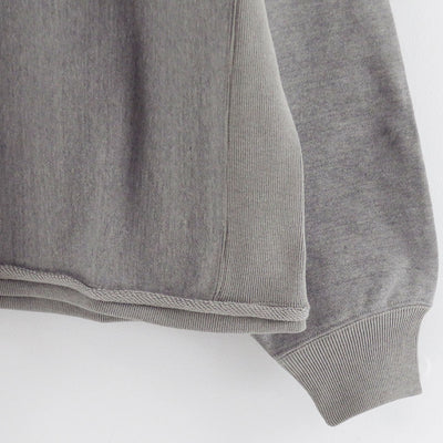 【ULTERIOR/アルテリア】<br>FADED SILKY TERRY RW HALF ZIP P/O <br>UCS95-KC125