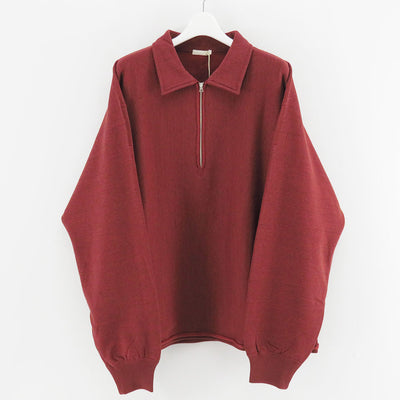 【ULTERIOR/アルテリア】<br>FADED SILKY TERRY RW HALF ZIP P/O <br>UCS95-KC125