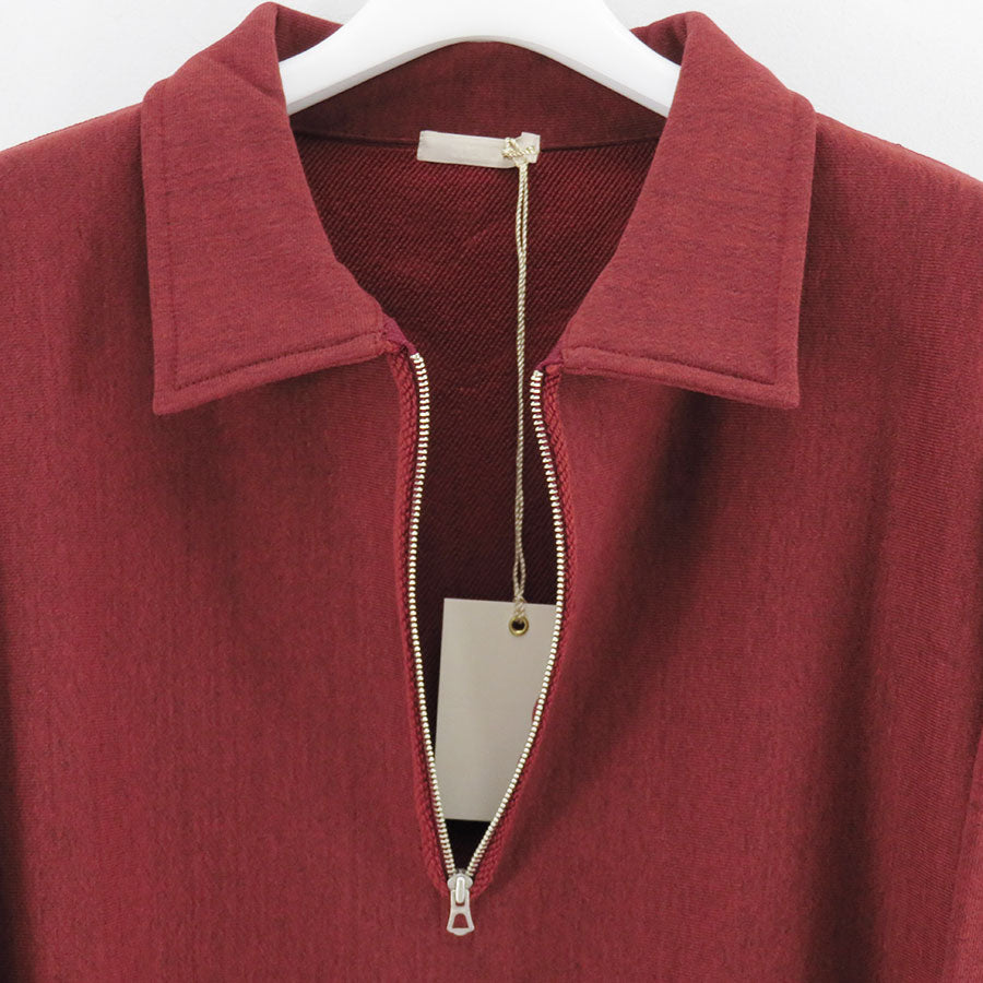 【ULTERIOR/アルテリア】<br>FADED SILKY TERRY RW HALF ZIP P/O <br>UCS95-KC125