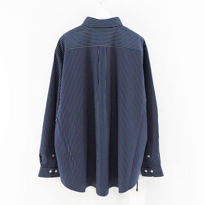 【KANEMASA PHIL./カネマサフィル】<br>Pencil Stripe Dress Jersey Shirt <br>KM23A011