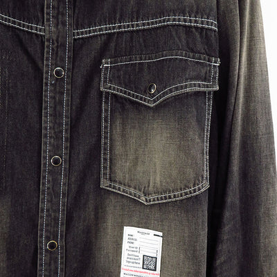 【Maison MIHARA YASUHIRO】<br>Double Layered Denim Shirts <br>J11SH021