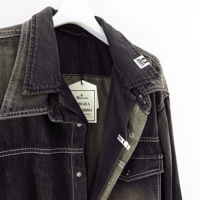 【Maison MIHARA YASUHIRO】<br>Double Layered Denim Shirts <br>J11SH021