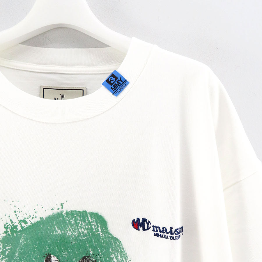 【Maison MIHARA YASUHIRO】<br>smily face printed tee <br>A11TS691