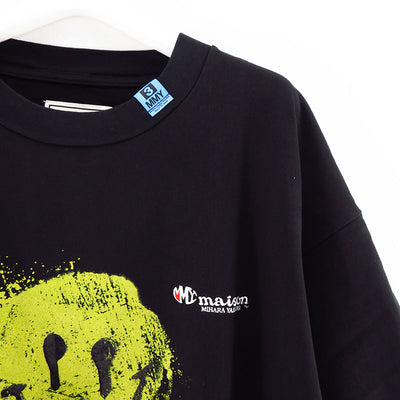 【Maison MIHARA YASUHIRO】<br>smily face printed tee <br>A11TS691