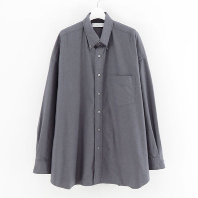 【Graphpaper/グラフペーパー】<br>Oxford L/S Oversized B.D Shirt <br>GM253-50021B