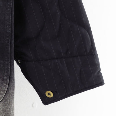 【KHOKI/コッキ】<br>Vintage-effect work coat <br>25fw-co-01