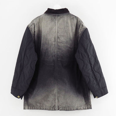 【KHOKI/コッキ】<br>Vintage-effect work coat <br>25fw-co-01