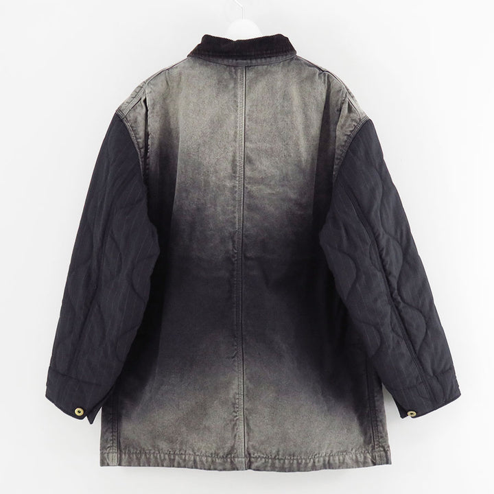 KHOKI/コッキ】Vintage-effect work coat 25fw-co-01の通販