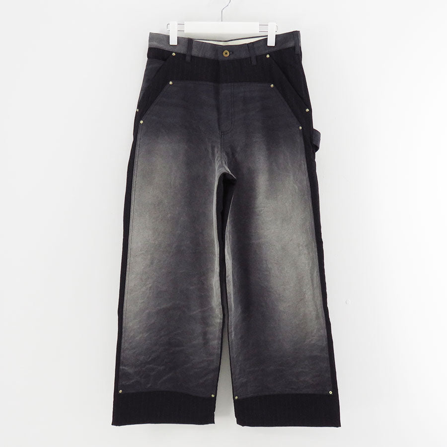 【KHOKI/コッキ】<br>Vintage-effect work pants <br>25fw-p-01