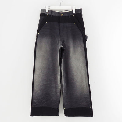 【KHOKI/コッキ】<br>Vintage-effect work pants <br>25fw-p-01