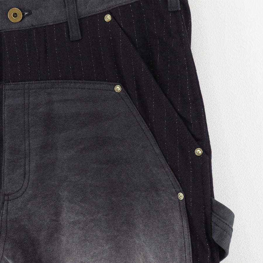 【KHOKI/コッキ】<br>Vintage-effect work pants <br>25fw-p-01