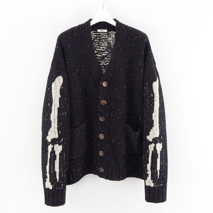 【KHOKI/コッキ】<br>Needle punched cardigan <br>25fw-k-02