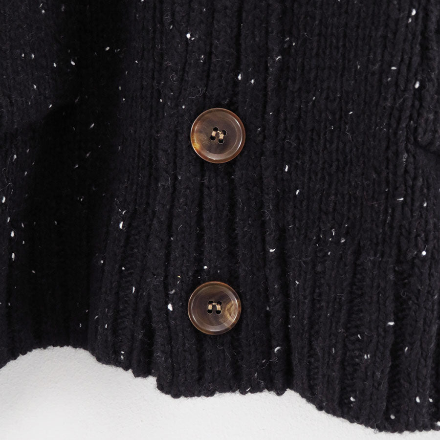 【KHOKI/コッキ】<br>Needle punched cardigan <br>25fw-k-02
