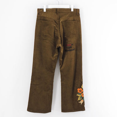 【KHOKI/コッキ】<br>Embroidery-design pants <br>25fw-p-08