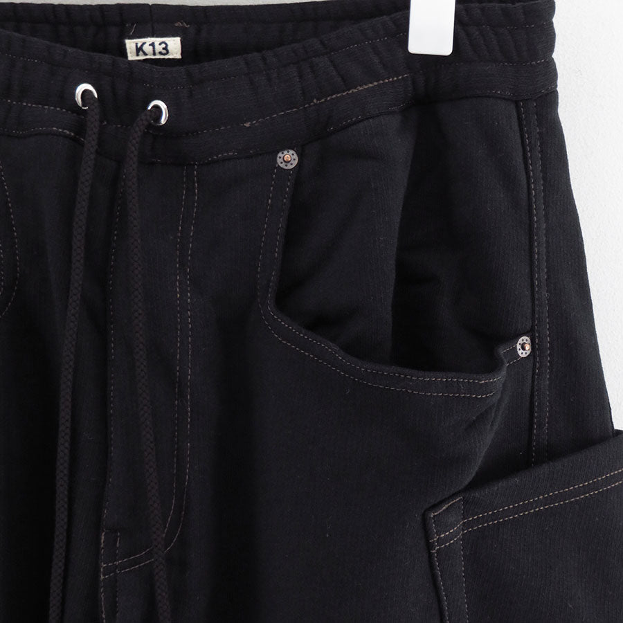 【KHOKI/コッキ】<br>3D cutting sweat pants <br>25fw-p-05