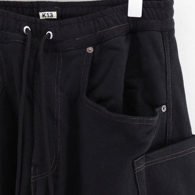 【KHOKI/コッキ】<br>3D cutting sweat pants <br>25fw-p-05