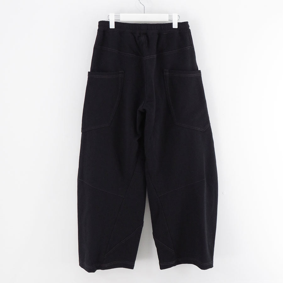 【KHOKI/コッキ】<br>3D cutting sweat pants <br>25fw-p-05