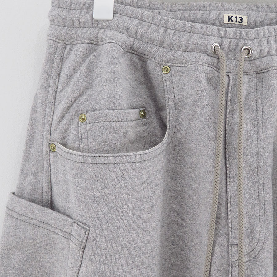 【KHOKI/コッキ】<br>3D cutting sweat pants <br>25fw-p-05