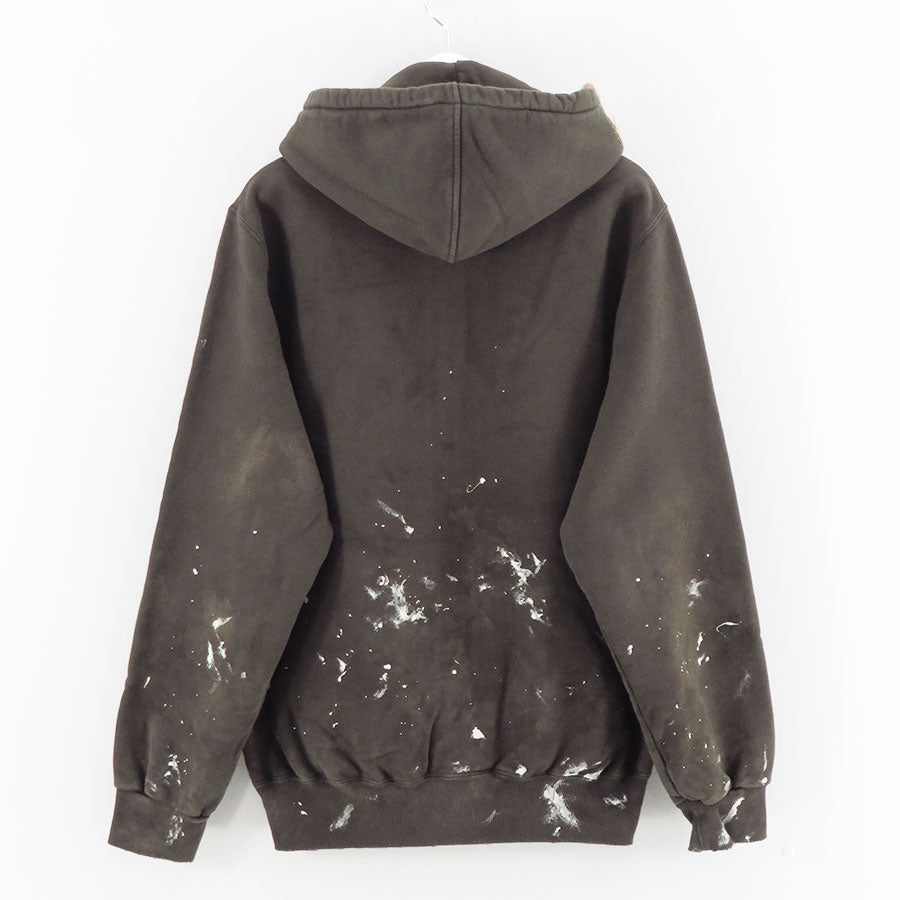 m*o様 R リサイクルポリエステルフーディ MOSS―GROWN EMBROIDERY HOODIE 6S