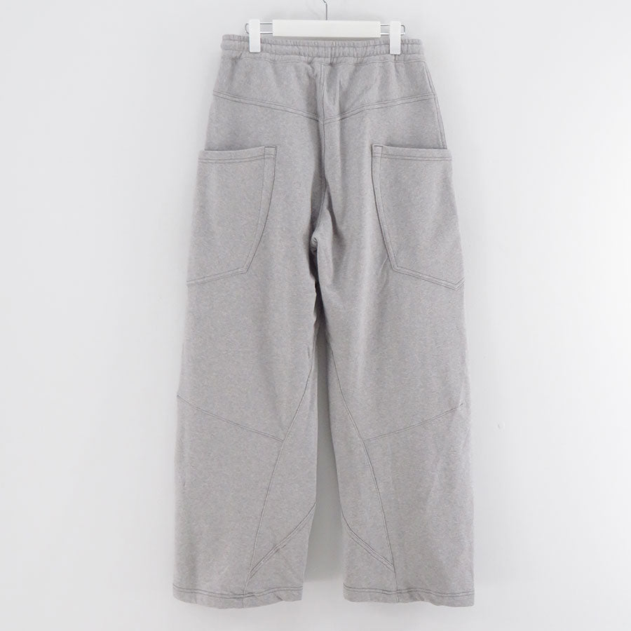 【KHOKI/コッキ】<br>3D cutting sweat pants <br>25fw-p-05