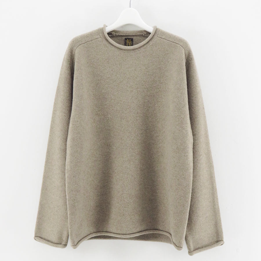 【BATONER/バトナー】<br>SUPREME LAMB ROLL NECK <br>BN-24FM-065