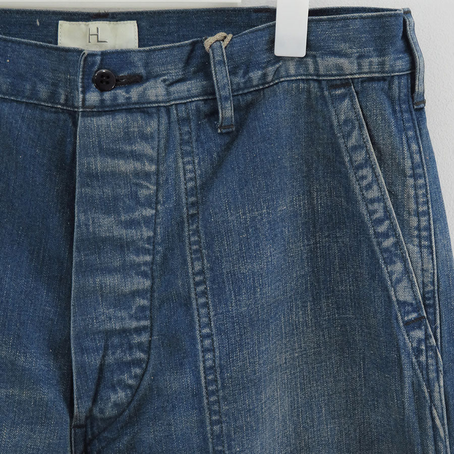 【HERILL/ヘリル】<br>US Navy Denim Trousers <br>25-030-HL-8020-30