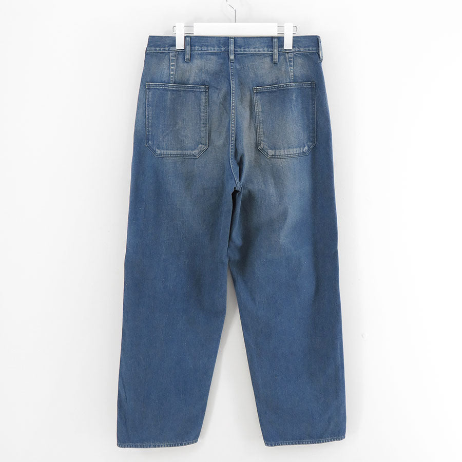 【HERILL/ヘリル】<br>US Navy Denim Trousers <br>25-030-HL-8020-30