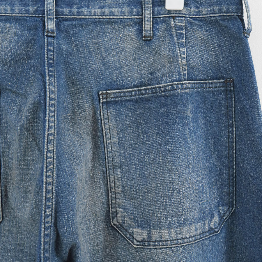 【HERILL/ヘリル】<br>US Navy Denim Trousers <br>25-030-HL-8020-30